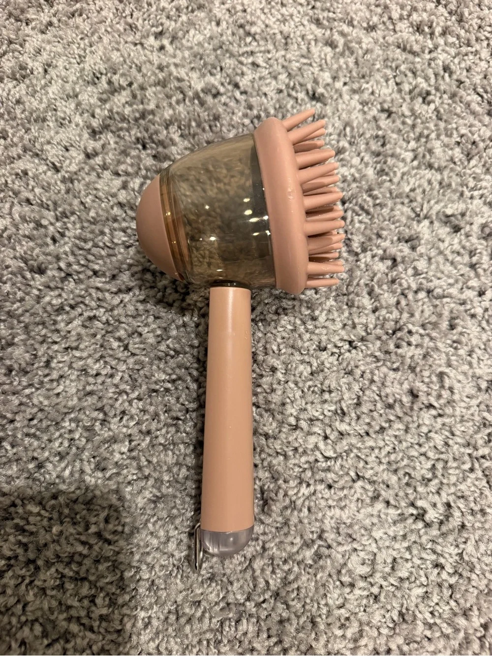 Silicone Scalp & Body Cleansing Brush in Blush Pink